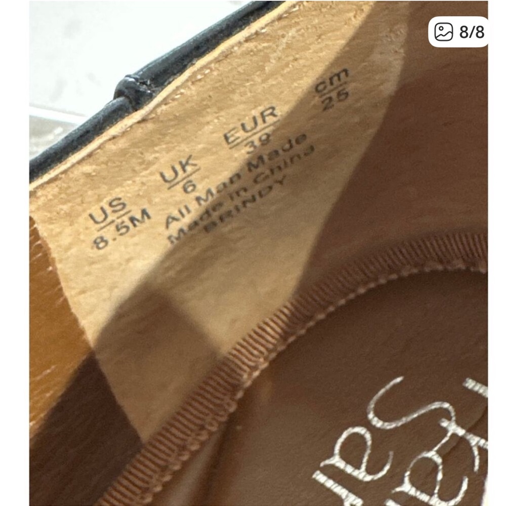 Franco Sarto Brindy Platform Patent Leather Loafer, Size 8.5 - Picture 3 of 3